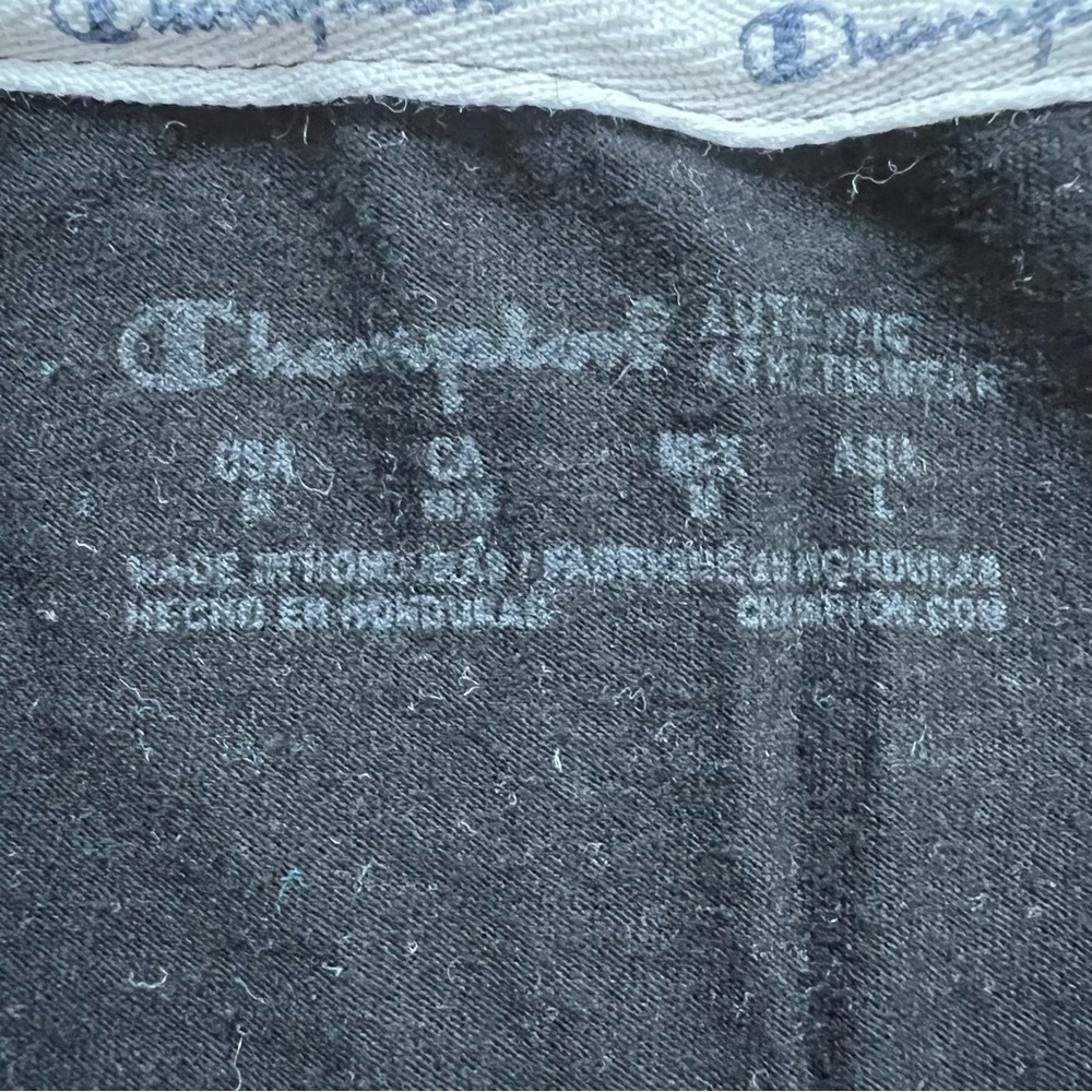 Champion Cropped Tee Black L – Pink Starburst Logo - Picture 3 of 7